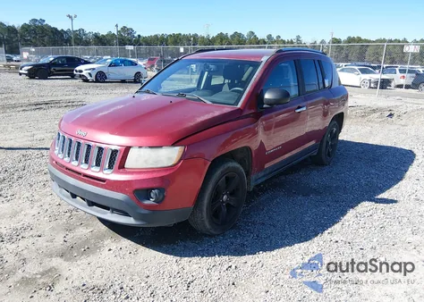2013 Jeep Compass Sport из США, поврежденный, VIN 1C4NJCBBXDD283394
